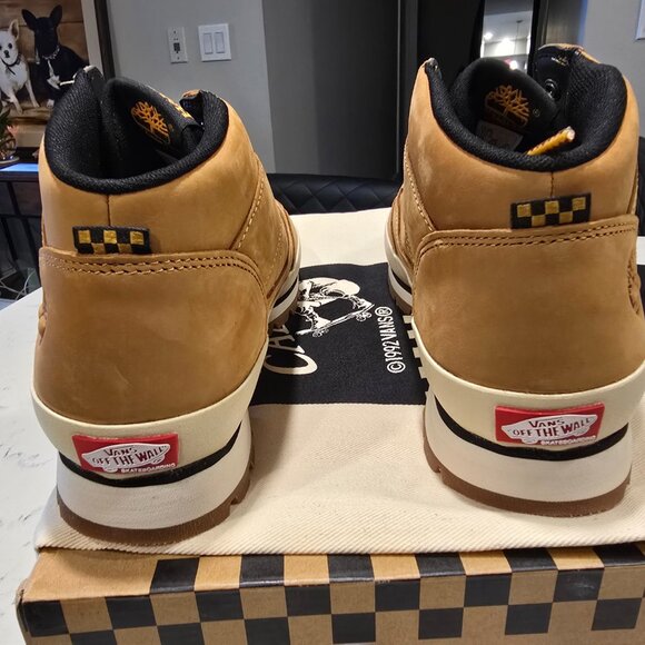 VANS x Timberland Boots Half Cab Hiker Wheat VN000CBNWEA Men’s US 10 NEW RARE - Picture 13 of 16